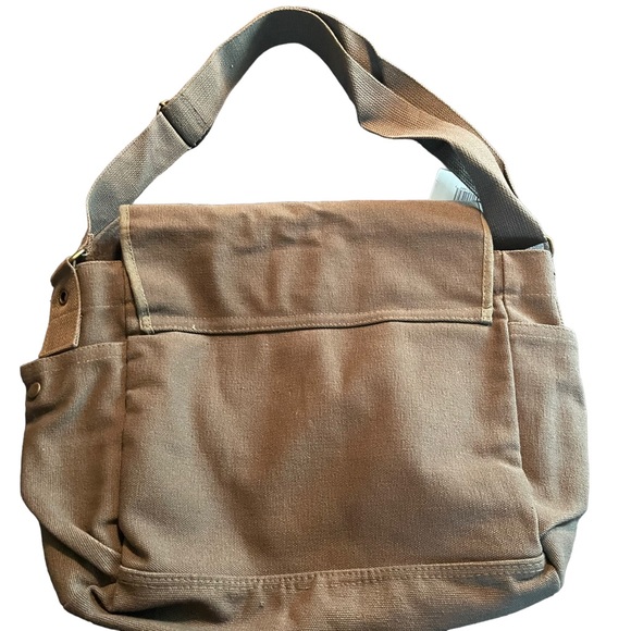 Rothco Classic Canvas Messenger Bag Olive Crossbody Shoulder Bag New With Tags - Picture 5 of 6